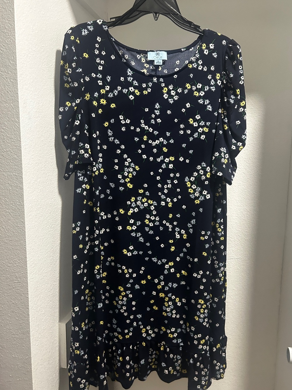 CeCe Navy Floral Dress XL